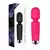 Mini Vibrador Massageador corporal Clitoriano Varinha Mágica Silicone Textura Estimulado - Recarregável 15CM na internet