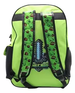 Mochila MI111 Minecraft Espalda 18" Steve Creeper Alex - tienda online