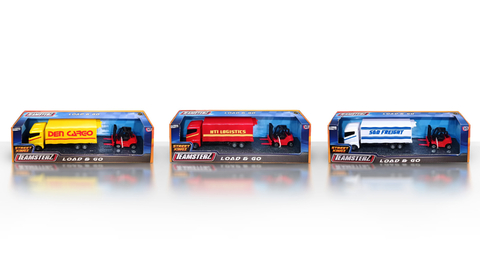 Autos Teamsterz 14111 - Camion Logistica + Montacarga