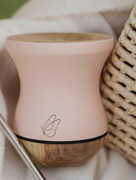 Cuia borboleta Rosé