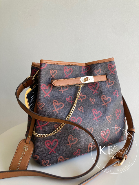 Bolsa Feminina Chenson Classic Heart Bucket Bag 4785