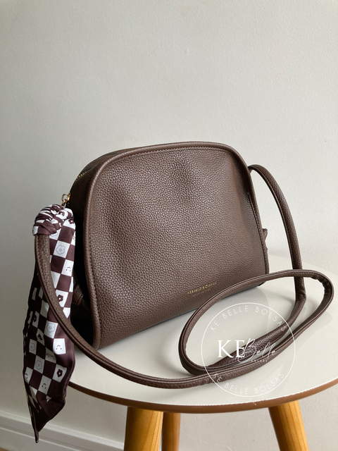 Bolsa Feminina Veryrio Transversal Lenço Lateral