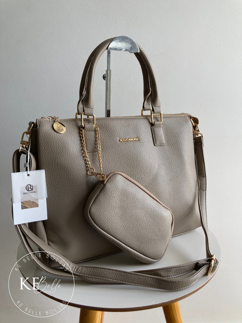 Bolsa Feminina Rosa Amora Caqui