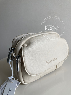 Bolsa Feminina Bella Paulla Transversal Pequena Divisórias - Kebelle