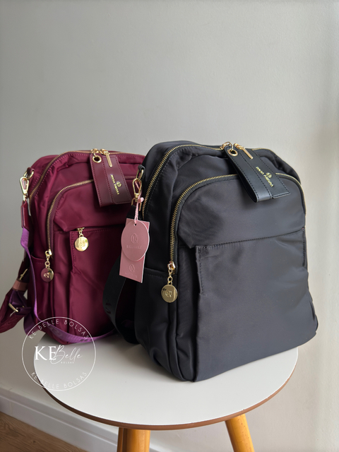 Mochila Rosa Amora Nylon - comprar online