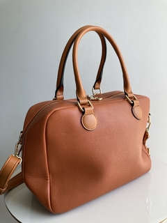 Bolsa Feminina Veryrio Baú Chaveiro Marrom - Kebelle