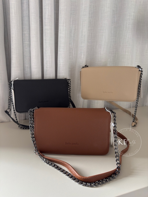 Bolsa Feminina Bella Paulla Corrente Transversal ou Ombro - comprar online