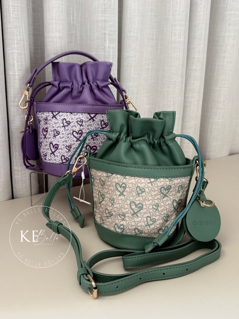 Bolsa Feminina Chenson Little Heart Bucket Bag Mini - comprar online