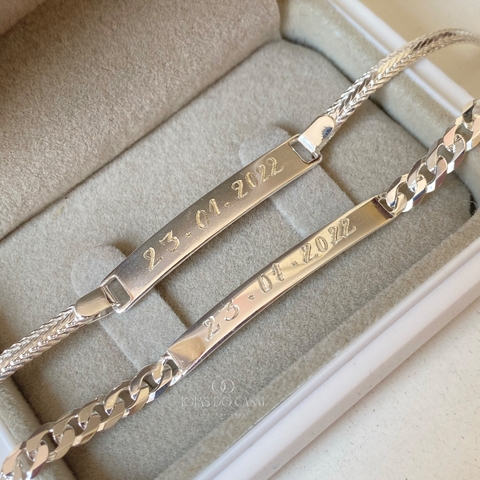 Conjunto Pulseira de Casal | Prata 925