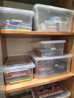 Caja organizadora transparente Siena