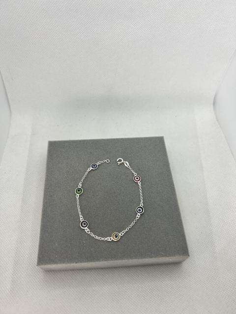 Pulseira olho grego color .