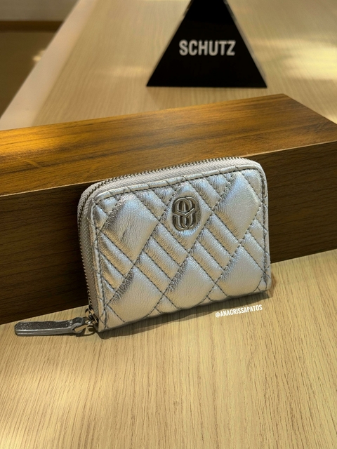 Schutz Carteira Pequena Prata S46058 0363 0005U