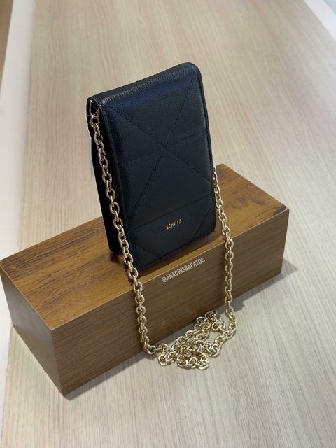 Schutz Porta Celular Couro Bolsa