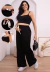Conjunto Gestante ConfortChic Top + Calça com Regulagem Preto REF: CJMN1 - comprar online
