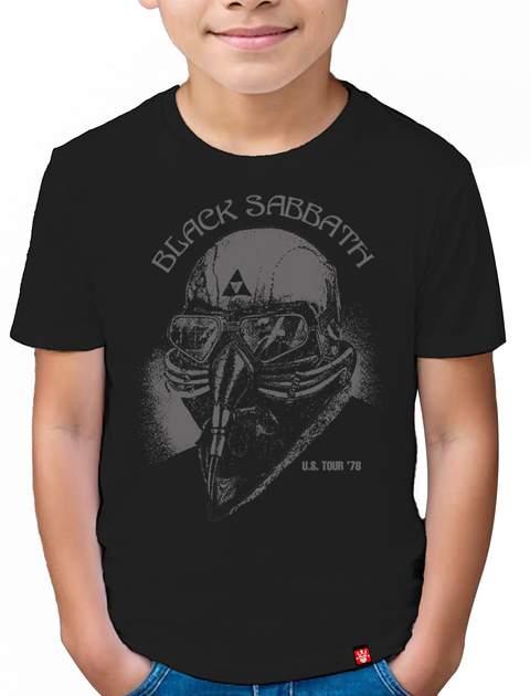 Camiseta Infantil Black Sabbath