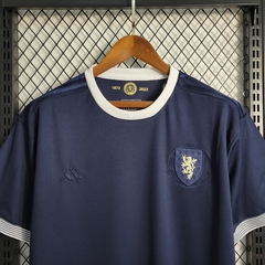 Camisa selecão Escócia Edicão Especial 150 anos Camisa preta 2023 Adidas