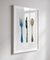 Quadro Decorativo Talheres Cozinha - comprar online