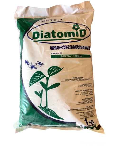 Tierra De Diatomeas Diatomid Bolsa de 1kg Insecticida - comprar online