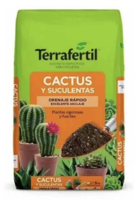 Terrafertil Sustrato cactus y suculentas 5dm3