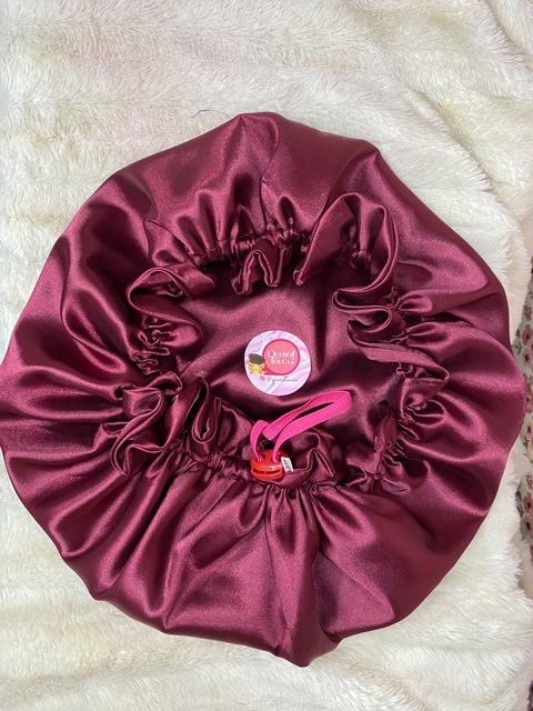 Touca dupla face Daphne - marsala