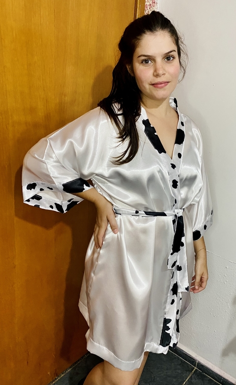 Robe em cetim - veste M/G