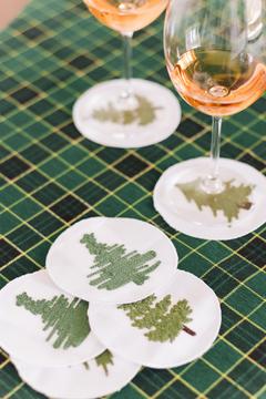 Kit 06 Porta Copos Xmas Tree - comprar online