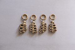 Dupla de Porta Guardanapo Xmas Golden - comprar online