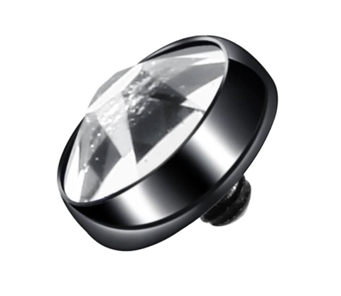 Microdermal topo PVD black 4mm. K1
