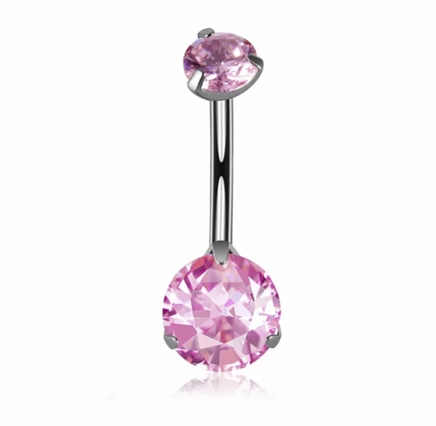 Bananabell titânio zircônia rosa 10mm rosca interna