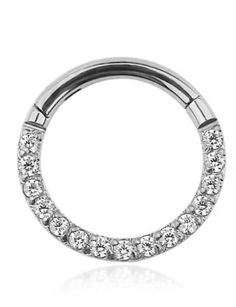 Segmento titânio 10mm zircônia frontal.