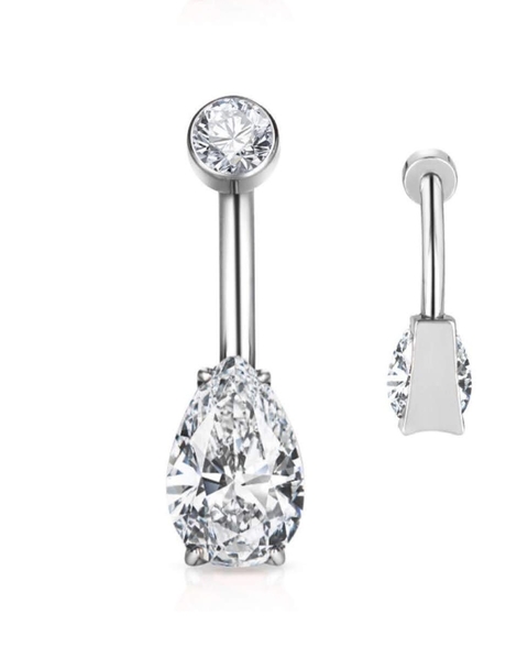 Bananabell titânio zircônia cristal. (10mm)