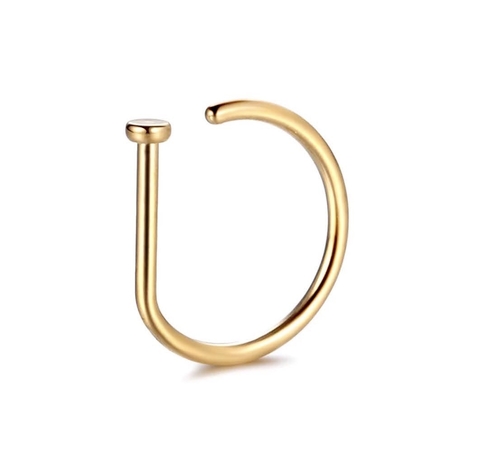 D-ring titânio gold 10mm (1.0mm)