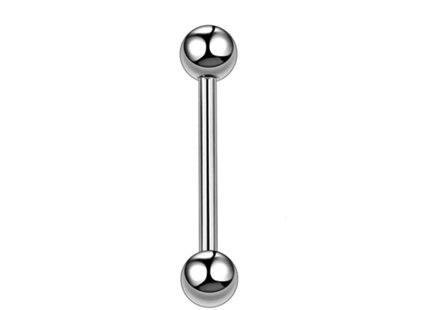 Barbell titânio 14mm (1.6mm) rosca interna.