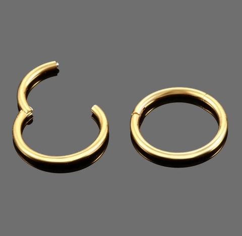 Segmento titânio PVD gold 10mm (1.0mm)