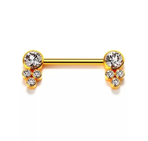 Piercing mamilo aço O PAR 16mm