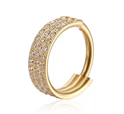 Segmento titânio zircônia gold 8mm
