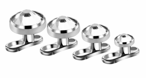 Microdermal titânio 3mm (topo e base) - comprar online