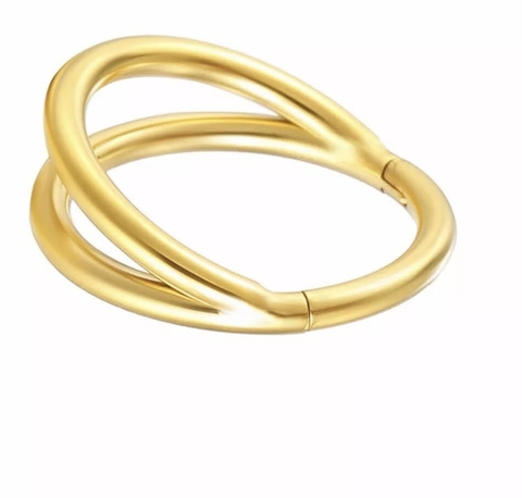 Segmento titânio duplo arco simples 10mm. Cod1