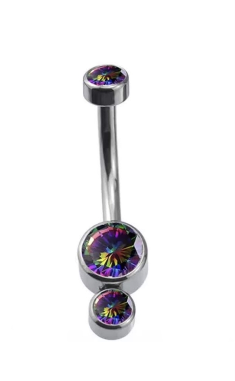 Bananabell titânio zircônia vitral. 10mm