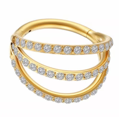 Segmento titânio zircônia 8mm Gold.