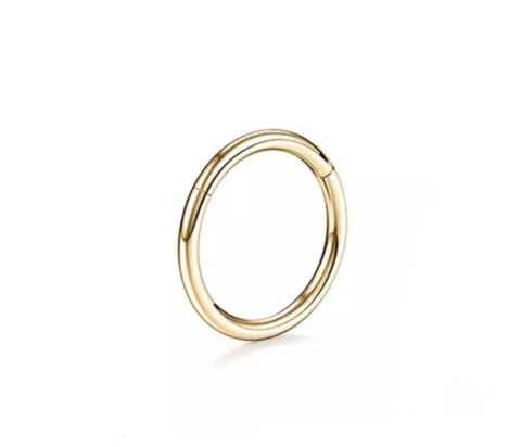 Segmento aço cirúrgico 12mm x 1.0mm (PVD gold)