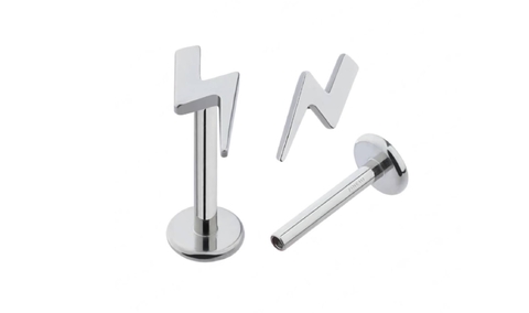 Labret raio titânio 8mm rosca interna