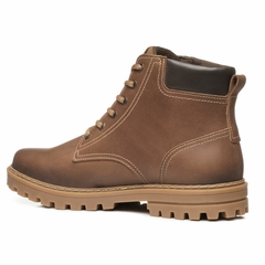 COTURNO MASCULINO EM COURO PEGADA - 181510 na internet