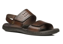 SANDALIA MASCULINA EM COURO PEGADA - 131288