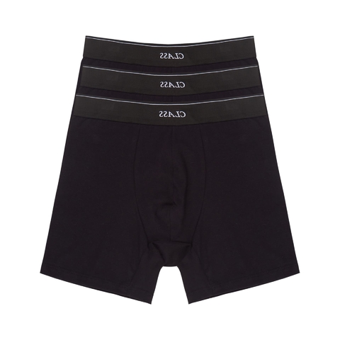 3 PACK BOXER "CLASS INVERSO" BLACK