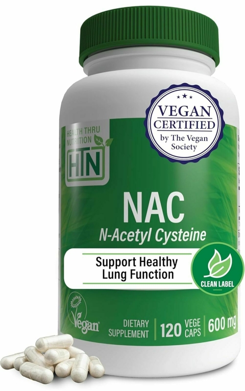 NAC 600 MG 120 CÁPSULAS HEALTH THRU NUTRITION - comprar en línea