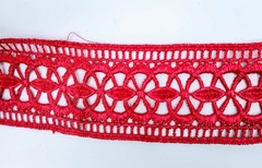 Fita de guipir 60mm pink - comprar online