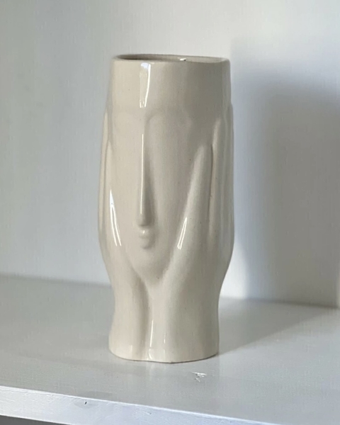 Florero Santorini Natural - comprar online