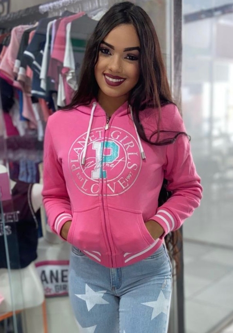 Blusa dupla face planet girls