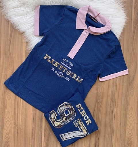 Blusa polo Planet girls